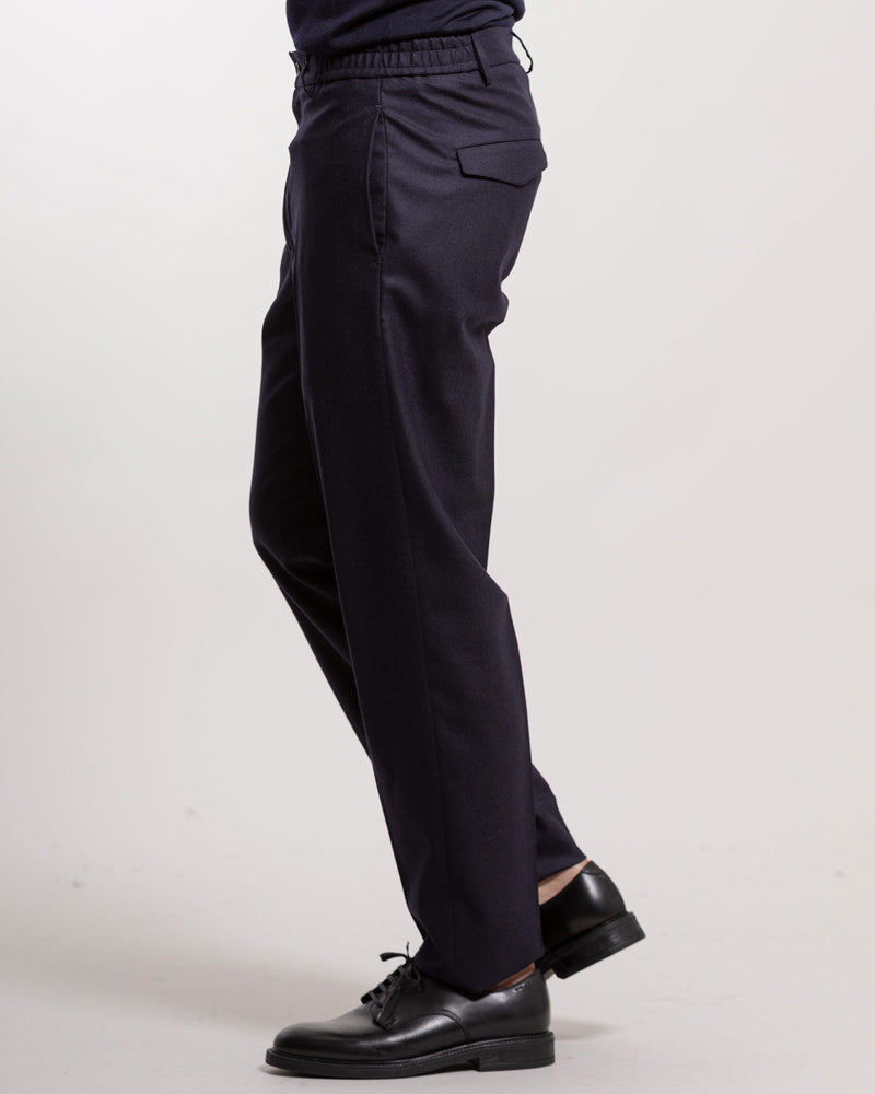 Pantalone Tagliatore flanella blu