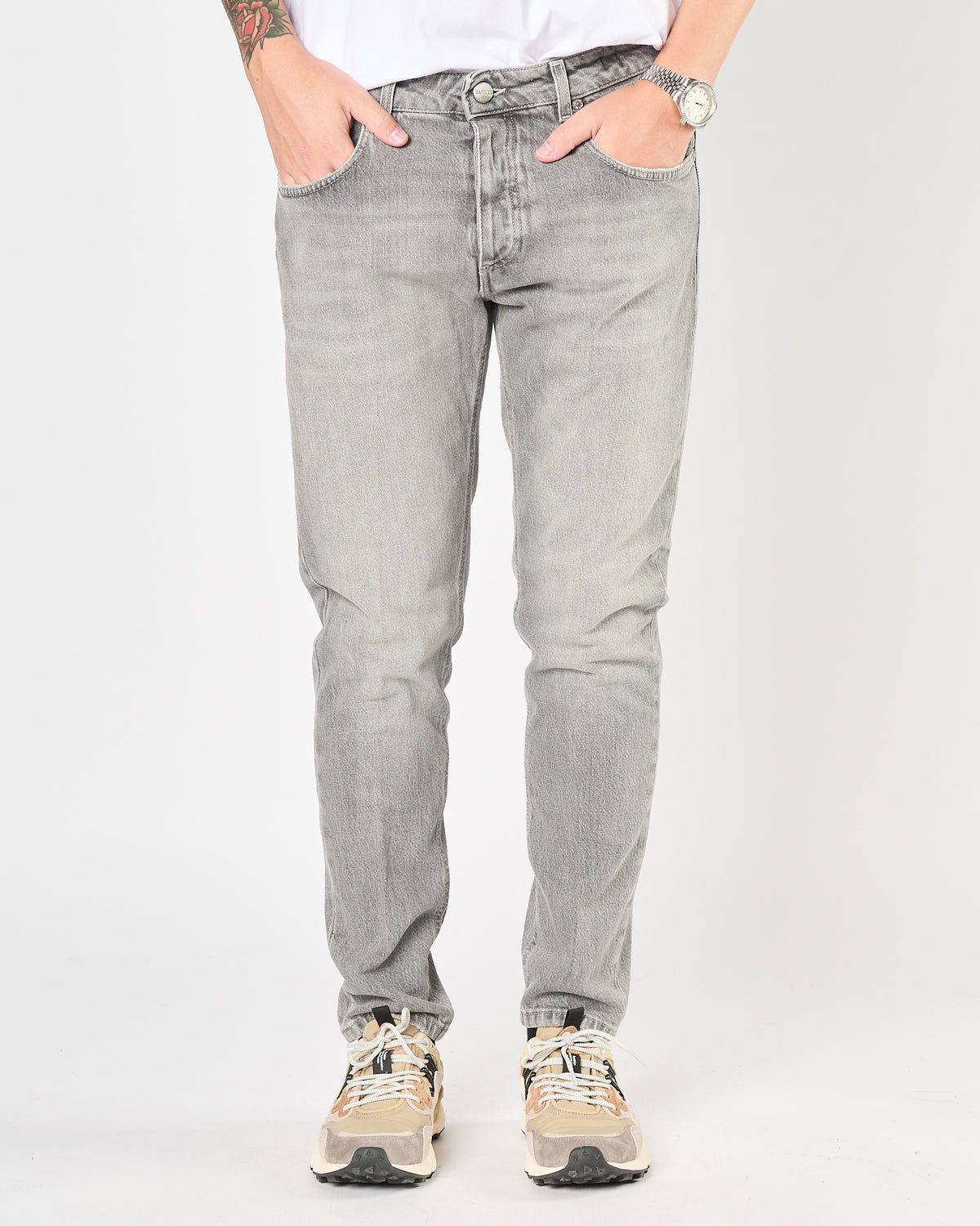 Jeans Be Able slim fit grigio
