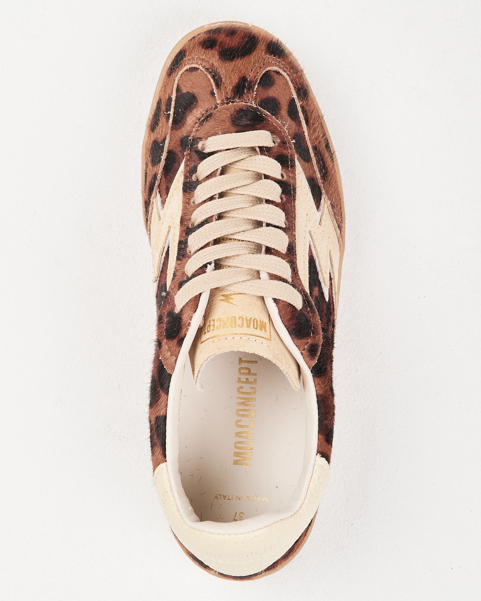 Sneaker Moaconcept in cavallino leopard