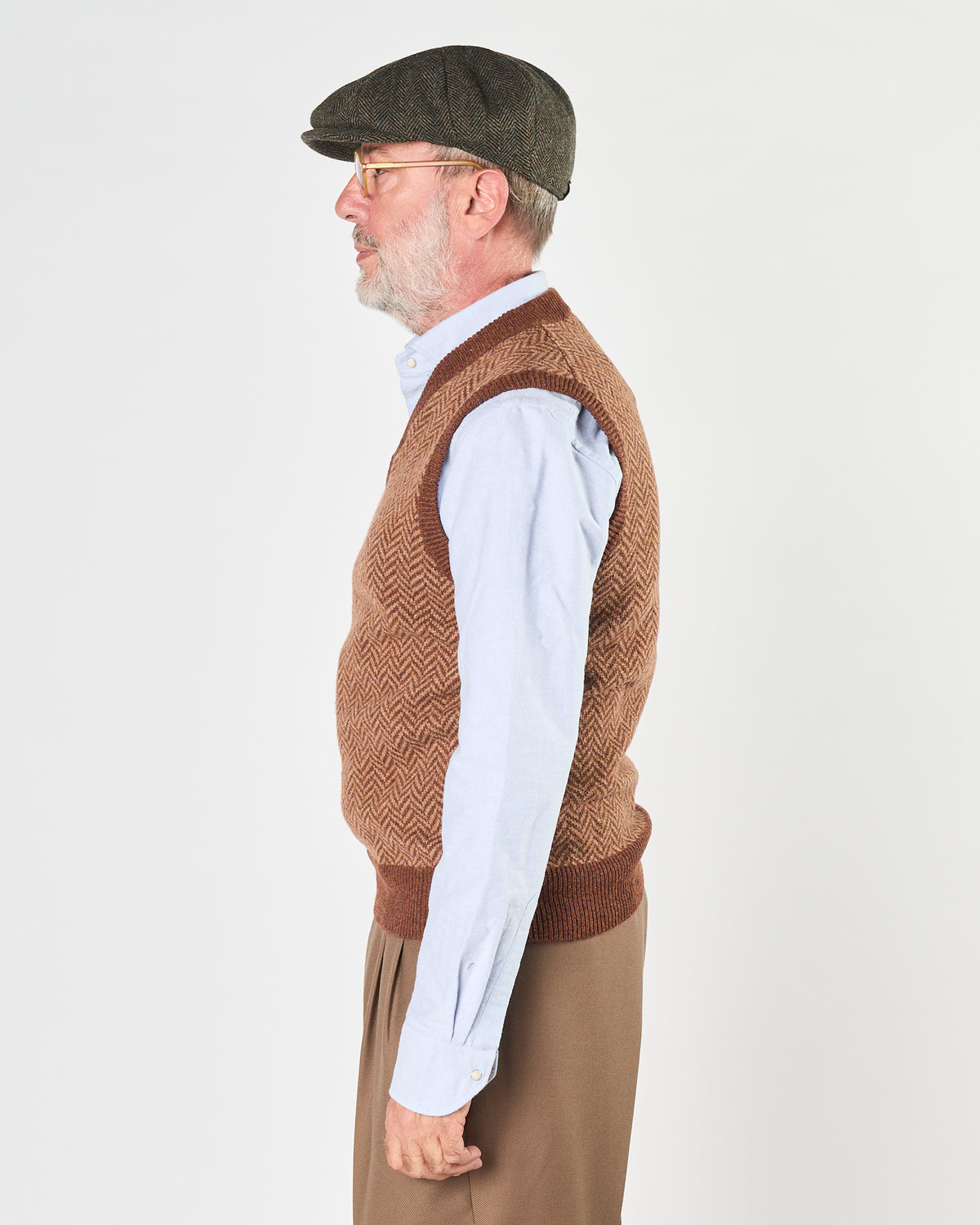 Gilet A|STORE in maglia bicolor