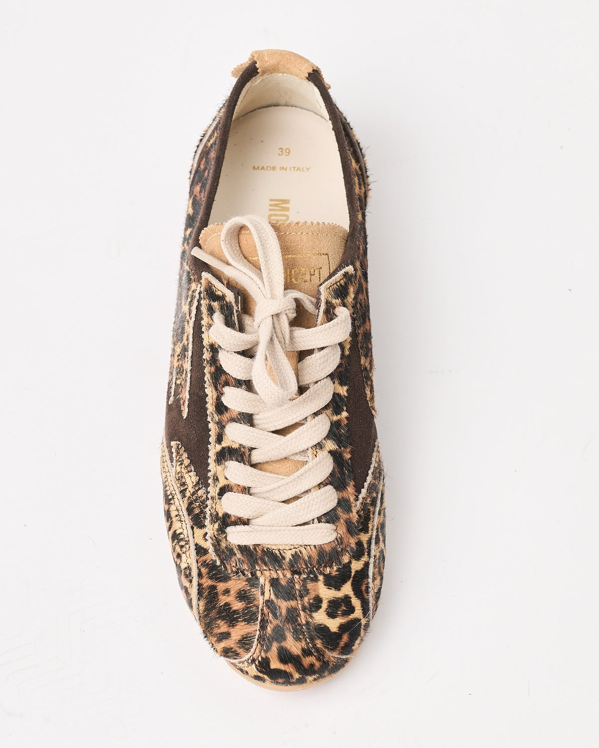 Sneaker Moaconcept in cavallino leopardata