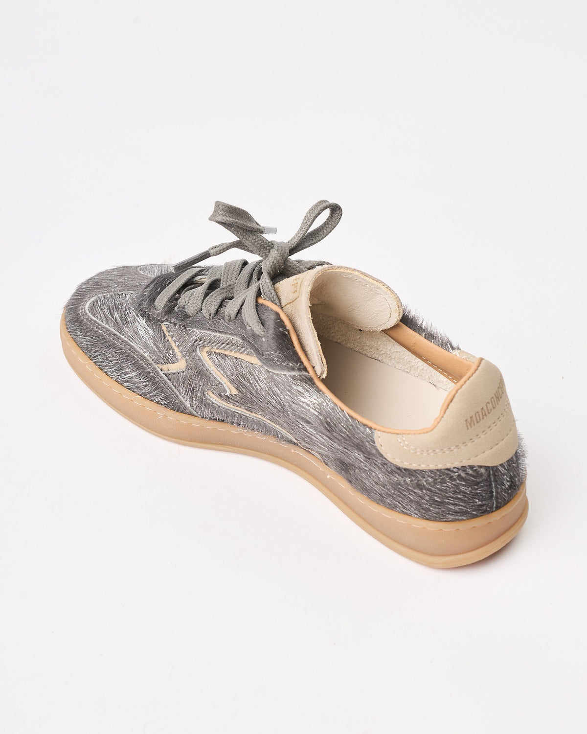 Sneaker Moaconcept in cavallino silver