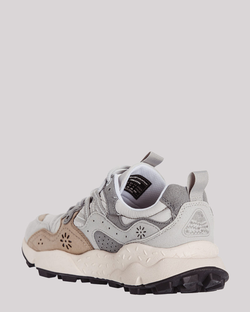 Sneaker Flower Mountain in suede Kaiso Light-Grey