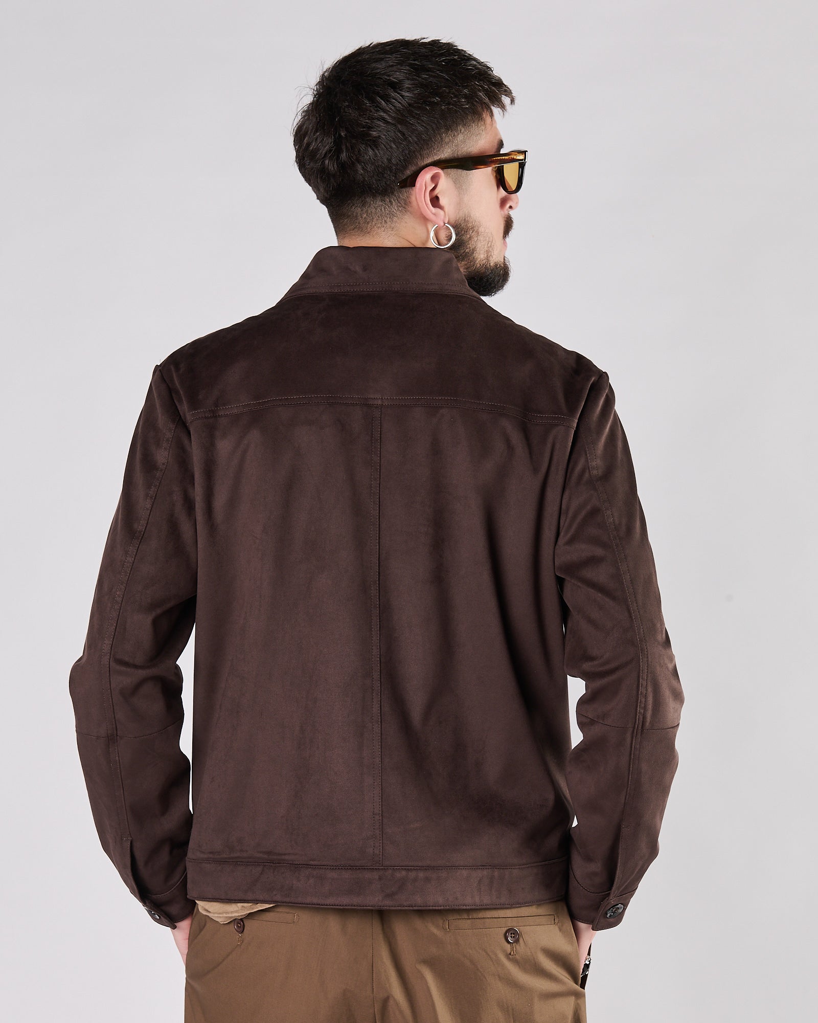 Giacchetto Officina36 in suede moro