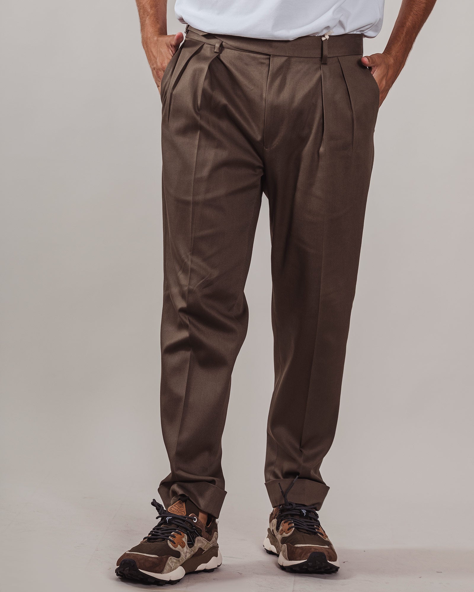 Pantalone Lbm1911 doppia pence verde