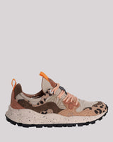 Sneaker Flower Mountain in suede Beige-Milk-light Brown