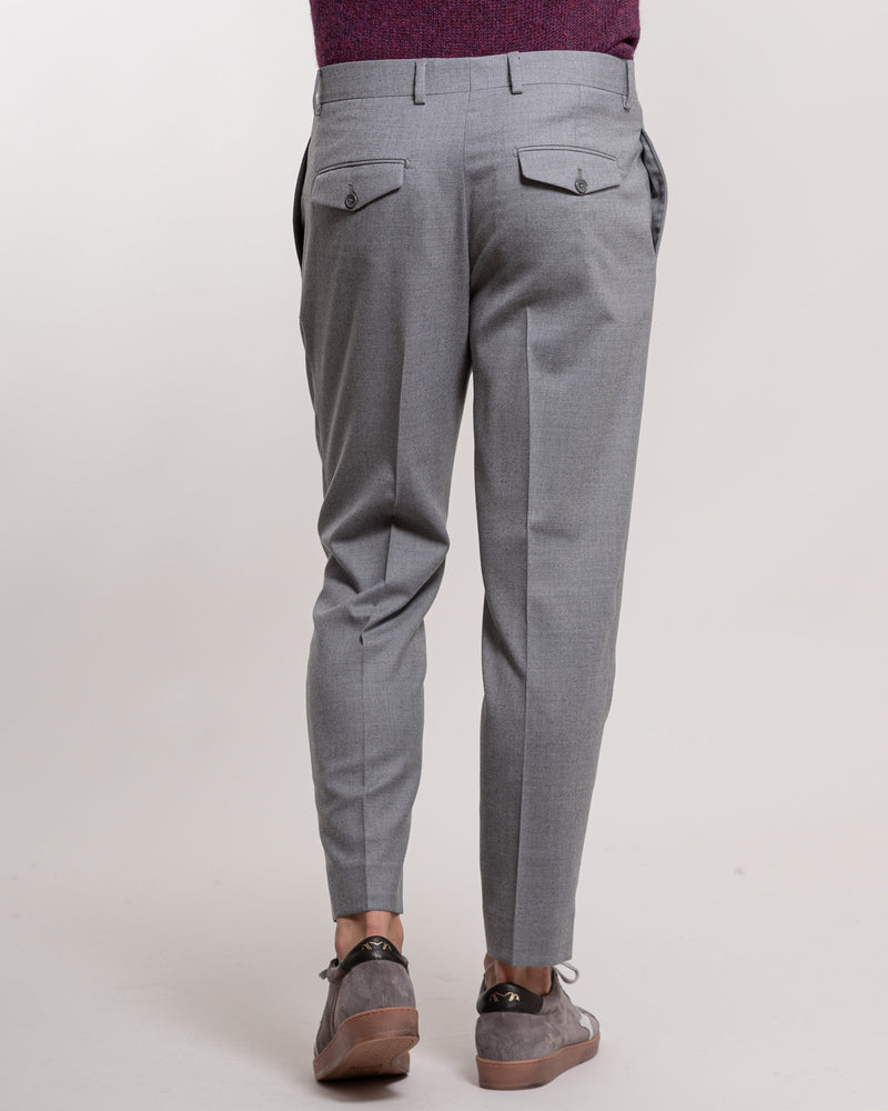 Pantalone A|STORE in lana una pence grigio