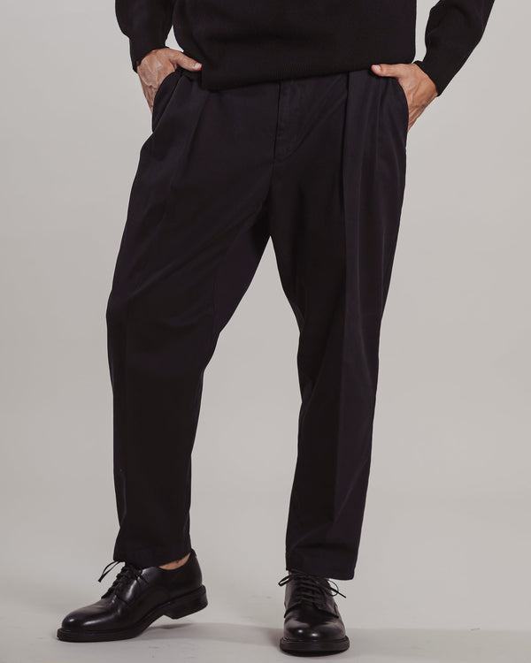 Pantalone Lbm1911 doppia pence nero