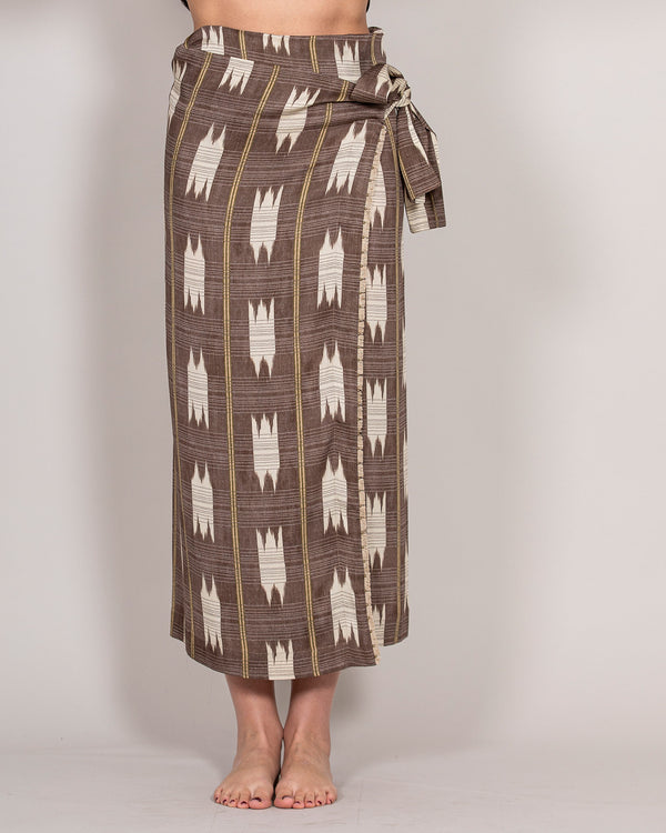 Wrap pattern skirt