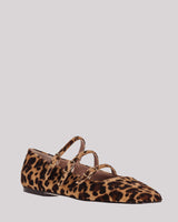 Ballerina Cheville cavallino leopardato