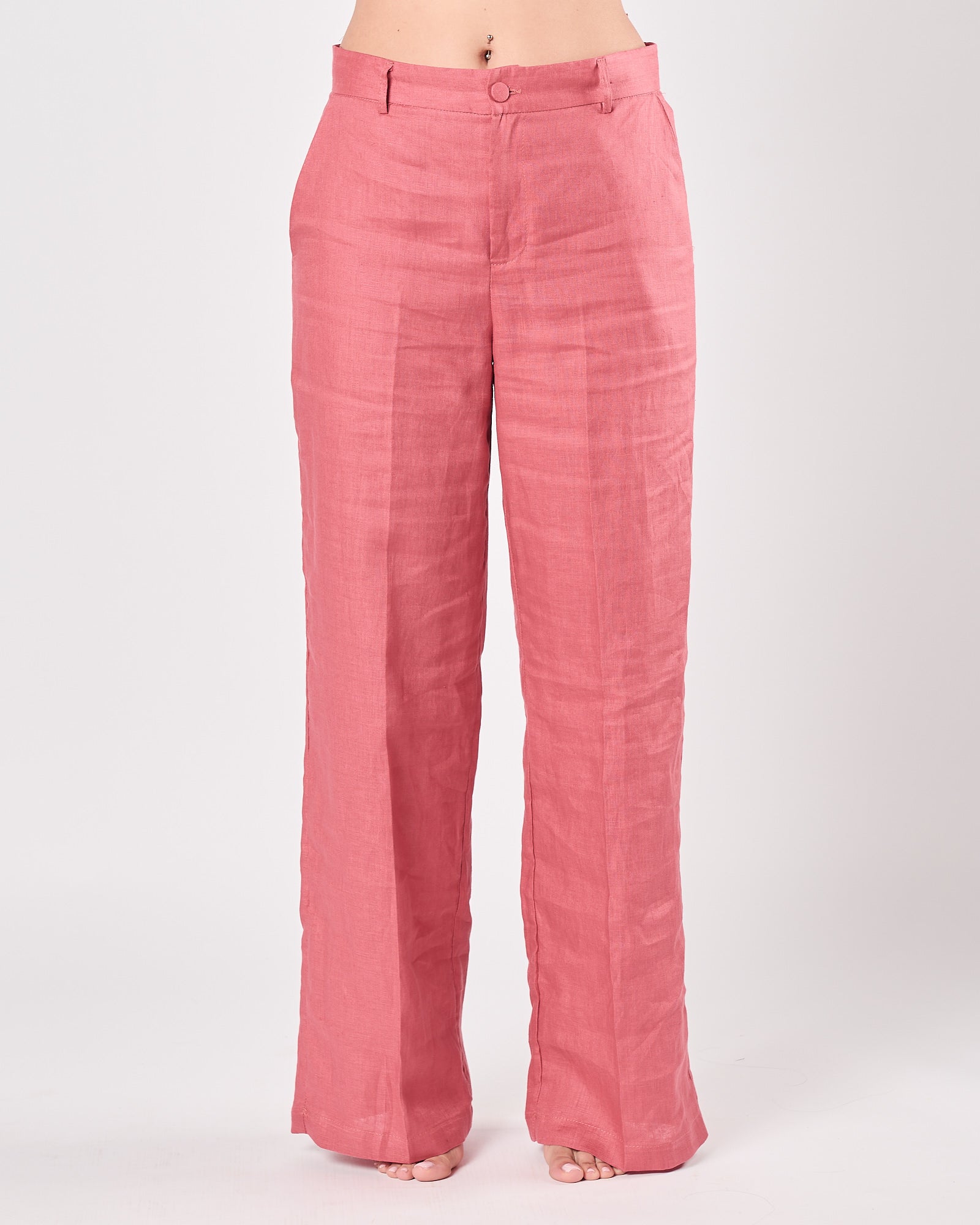 Pantaloni Silence morbini blush pink