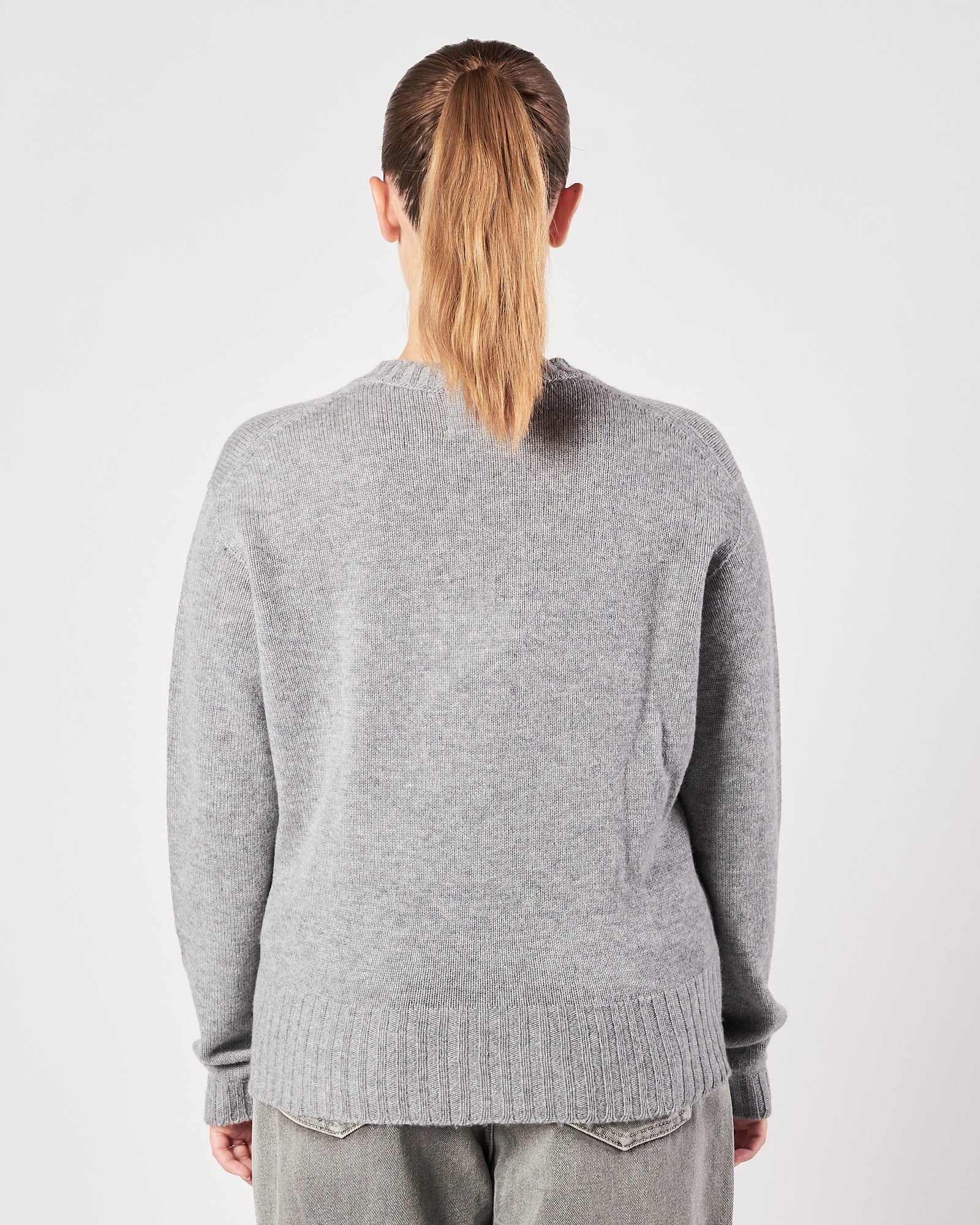 Maglia A|STORE scollo v grigia