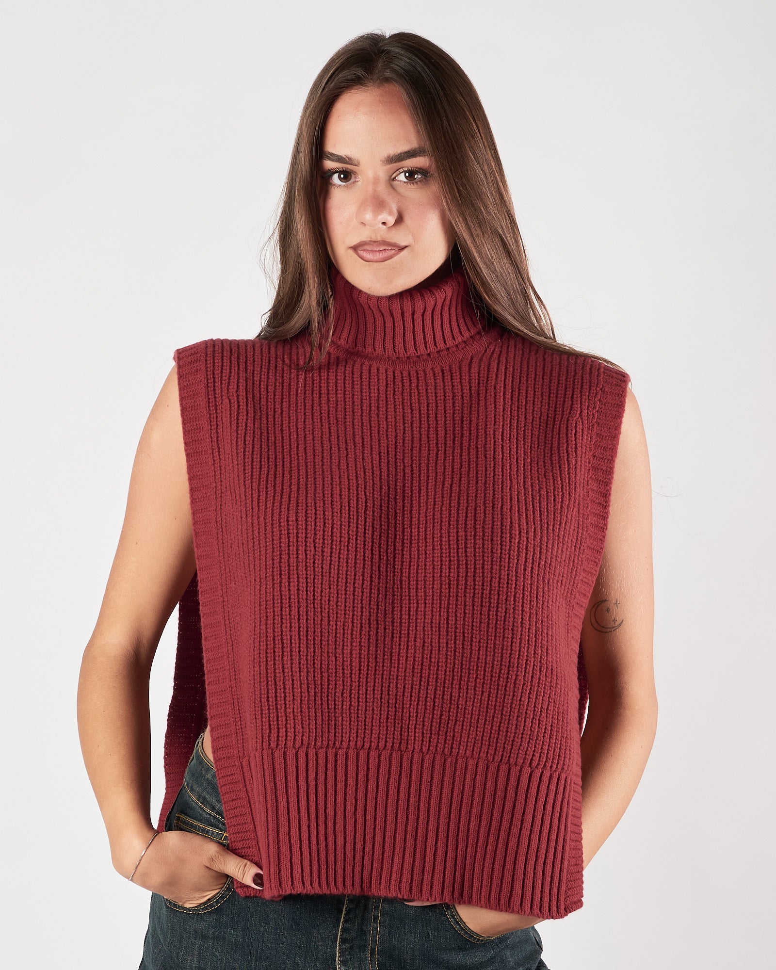 Maglia donna Davantino by sissiottostyle bordeaux