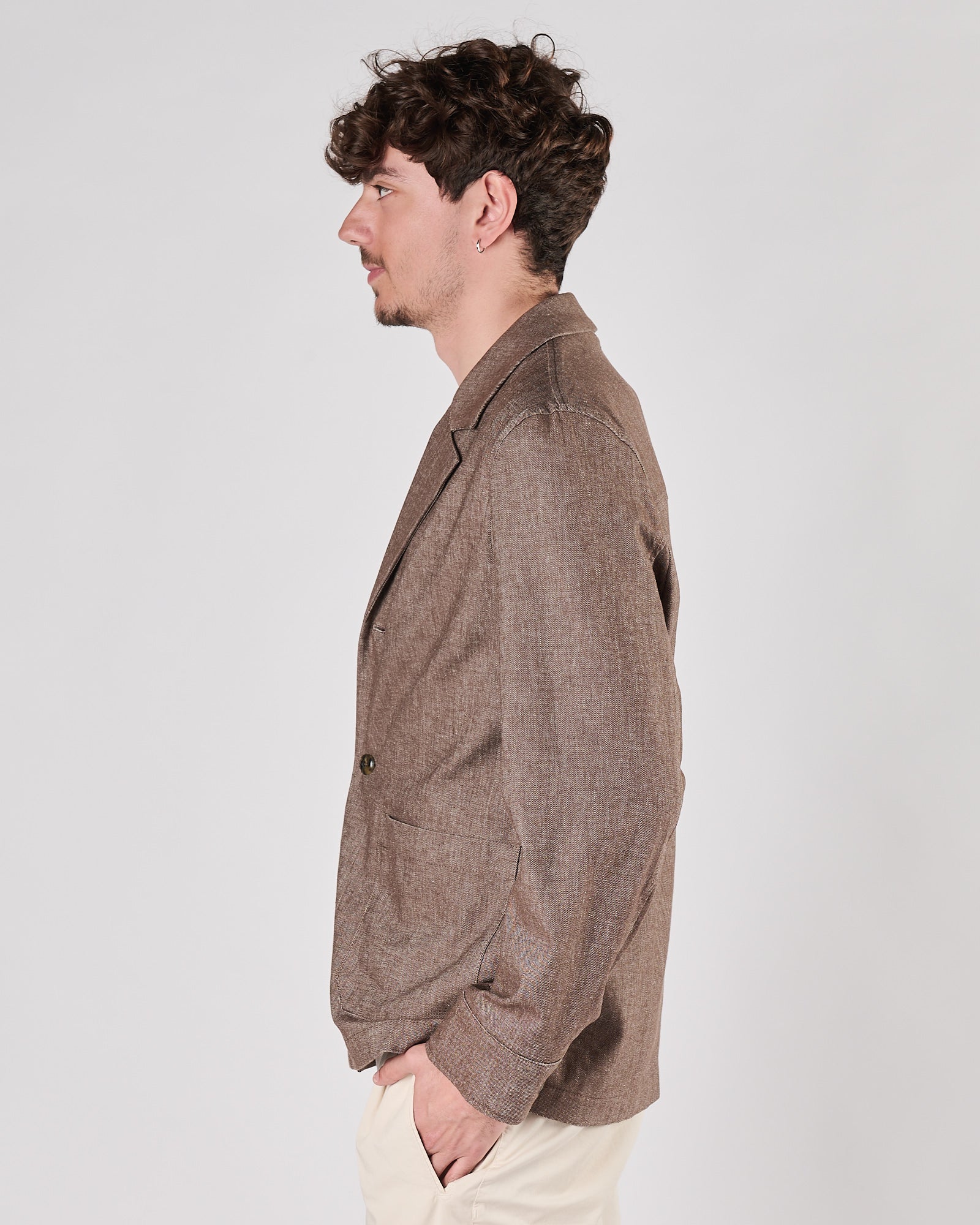 Giacca Camicia Aimé cacao