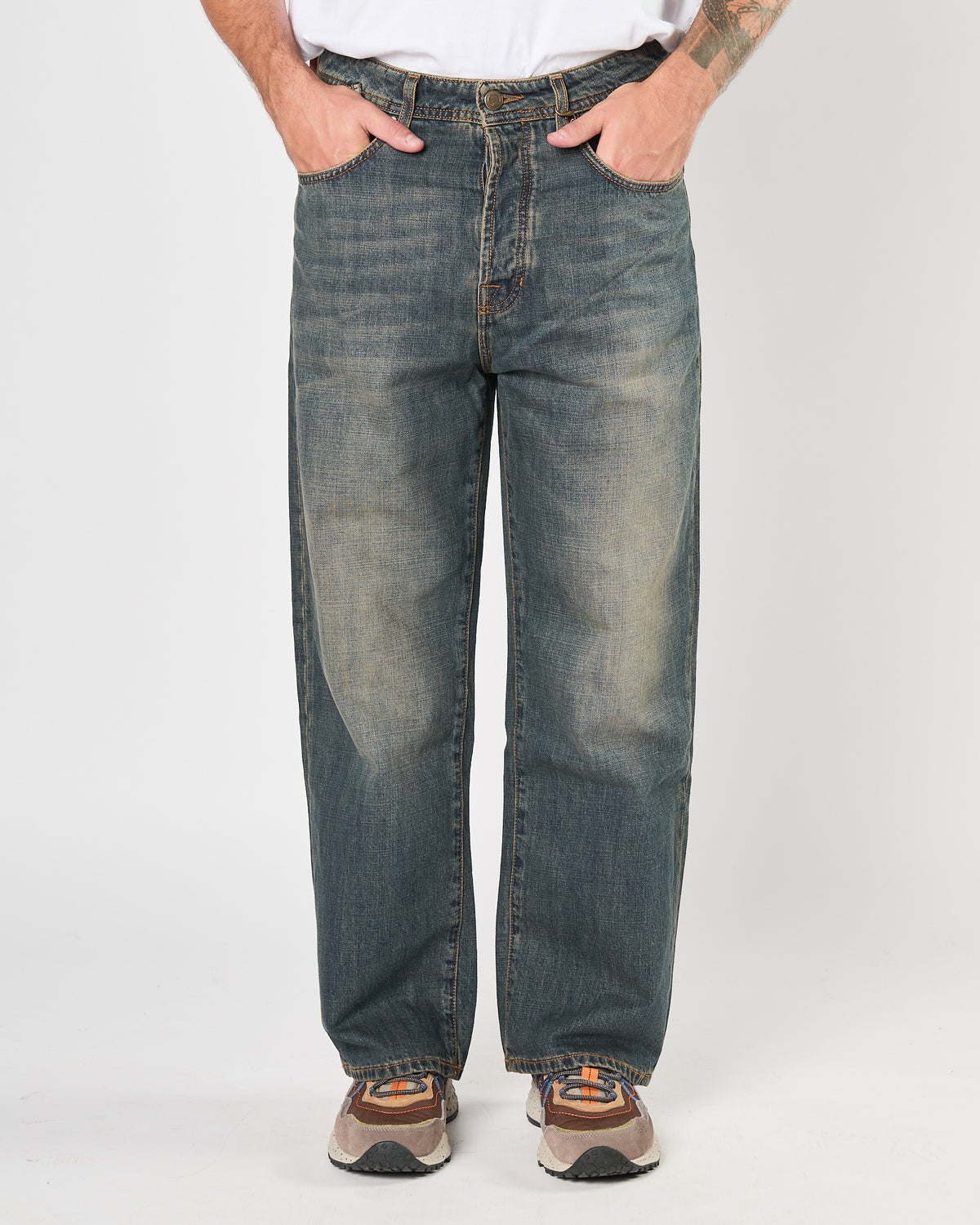 Jeans Telacruda baggy lavato
