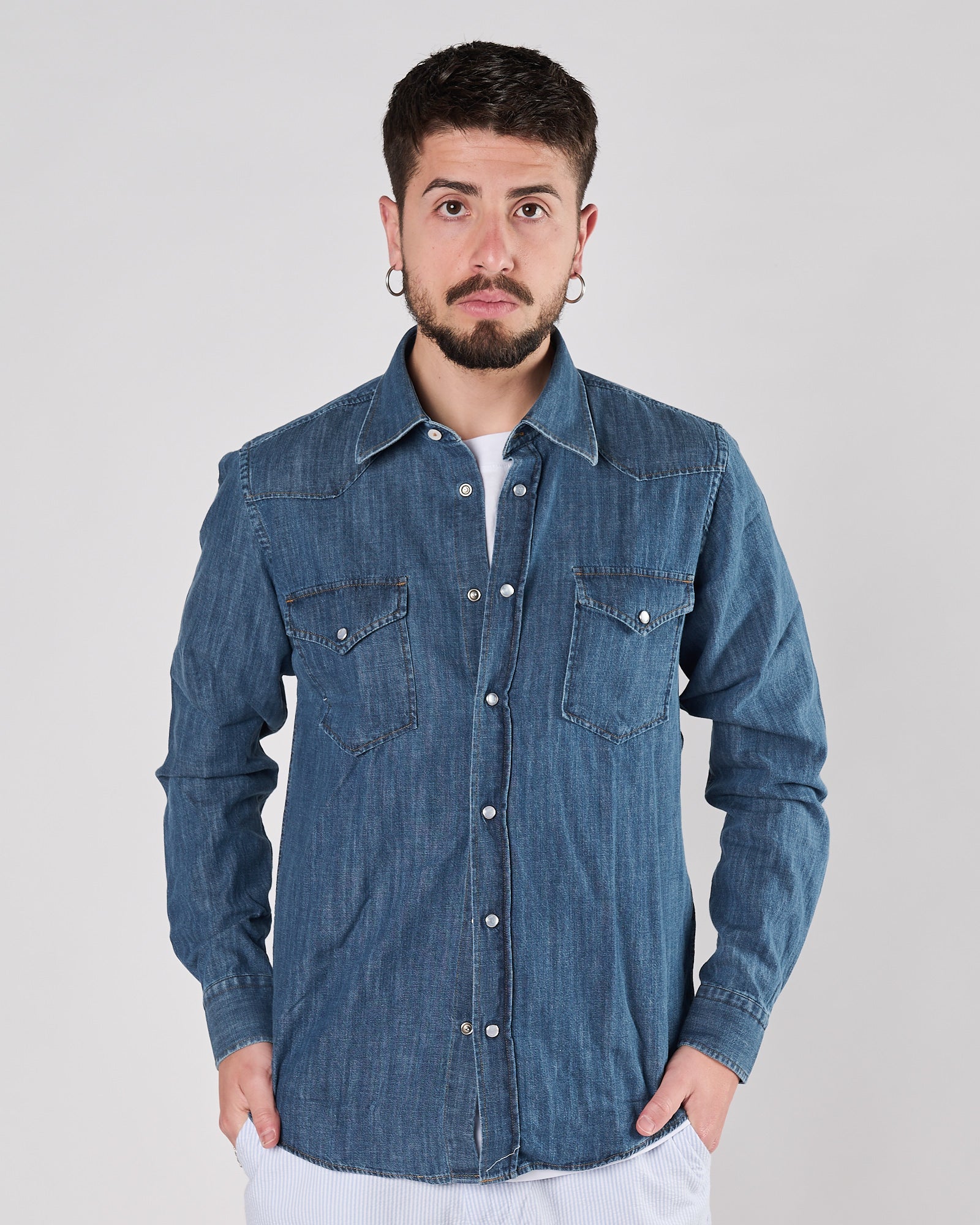 Camicia Alessandro Lamura in denim