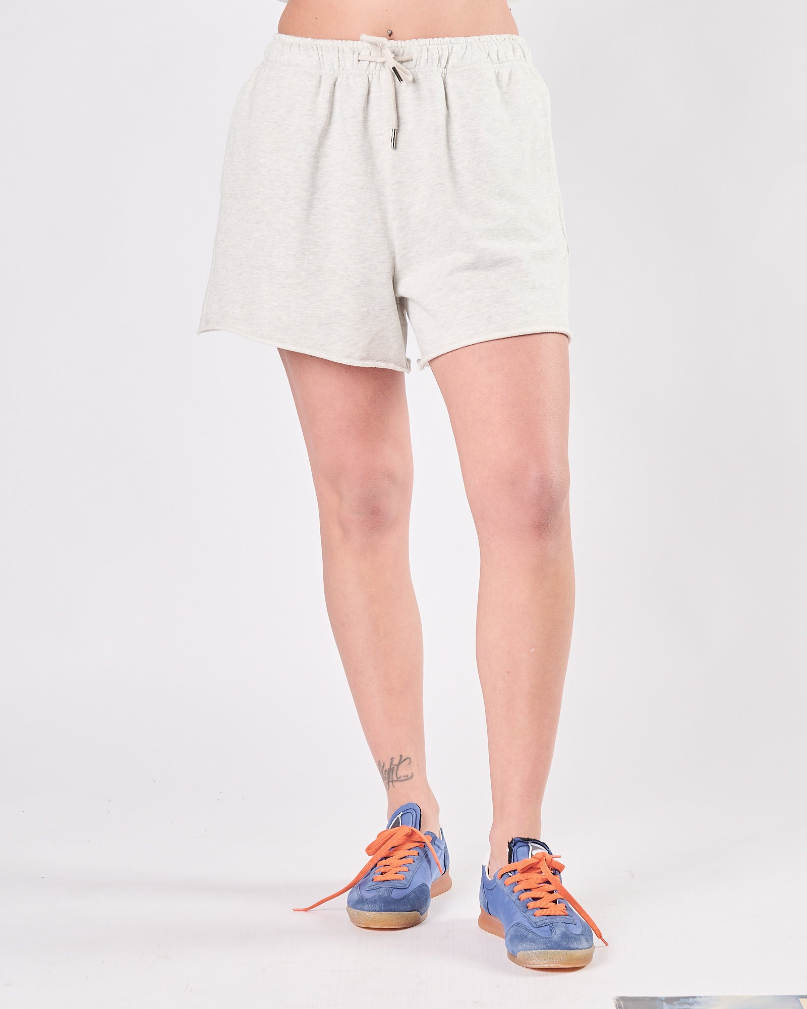 Short Eleh in felpa grigio