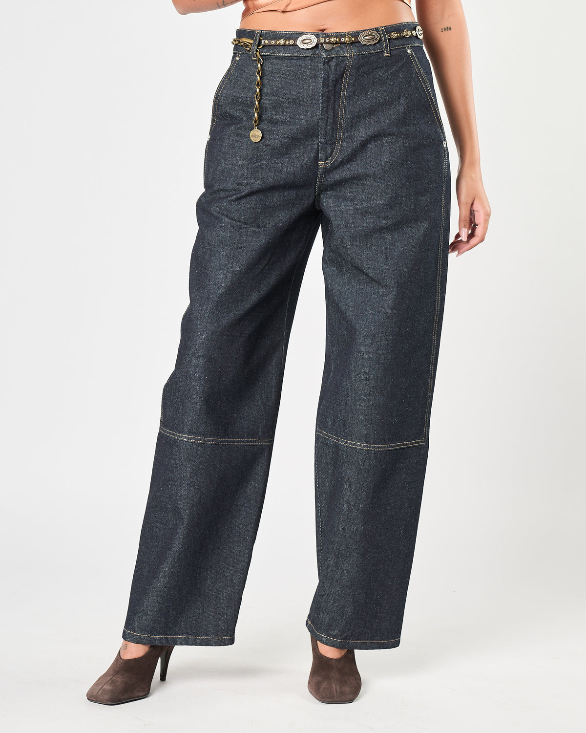 Jeans Tela9 gamba ambia blu