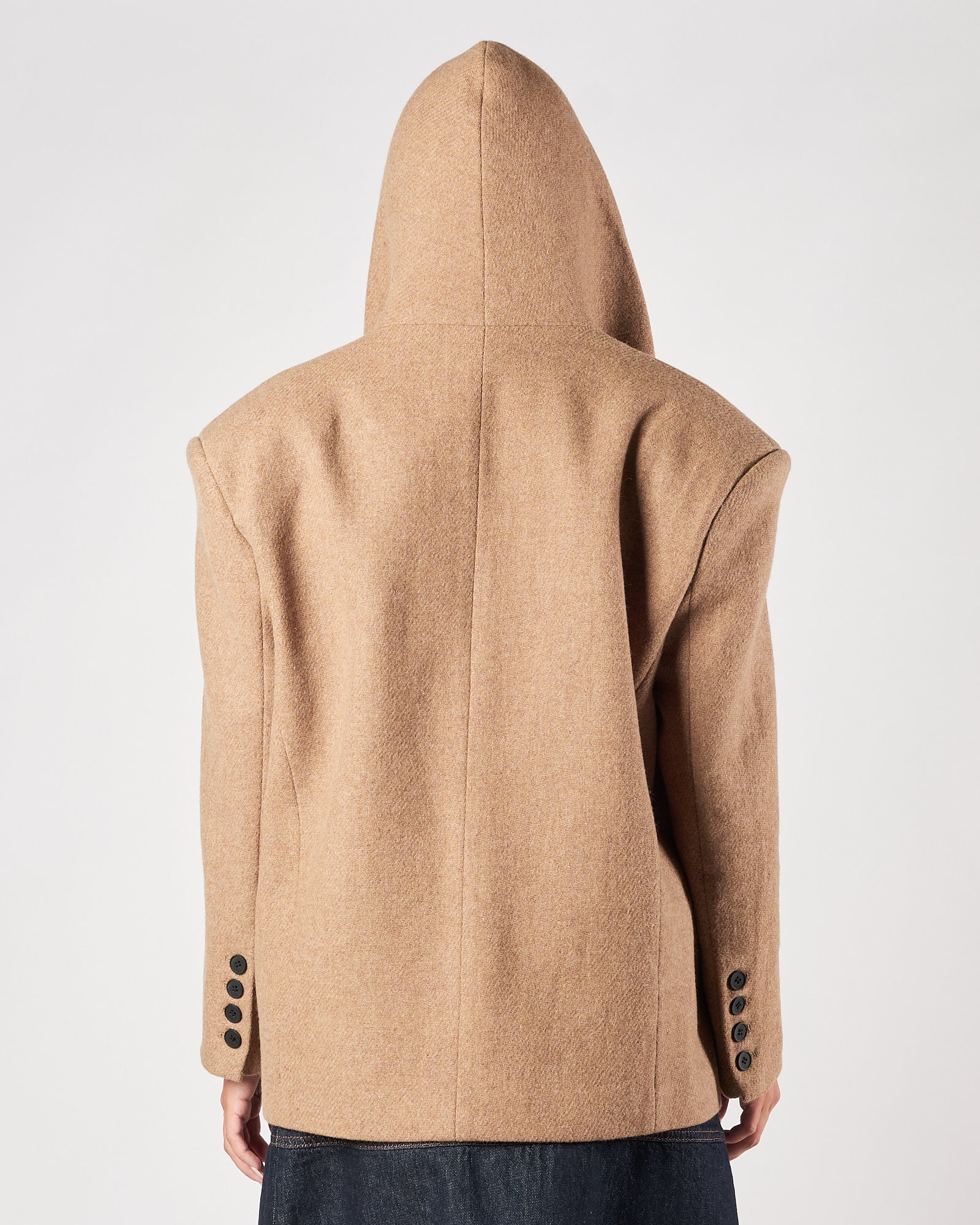 Giacca Eleh lover con cappuccio beige