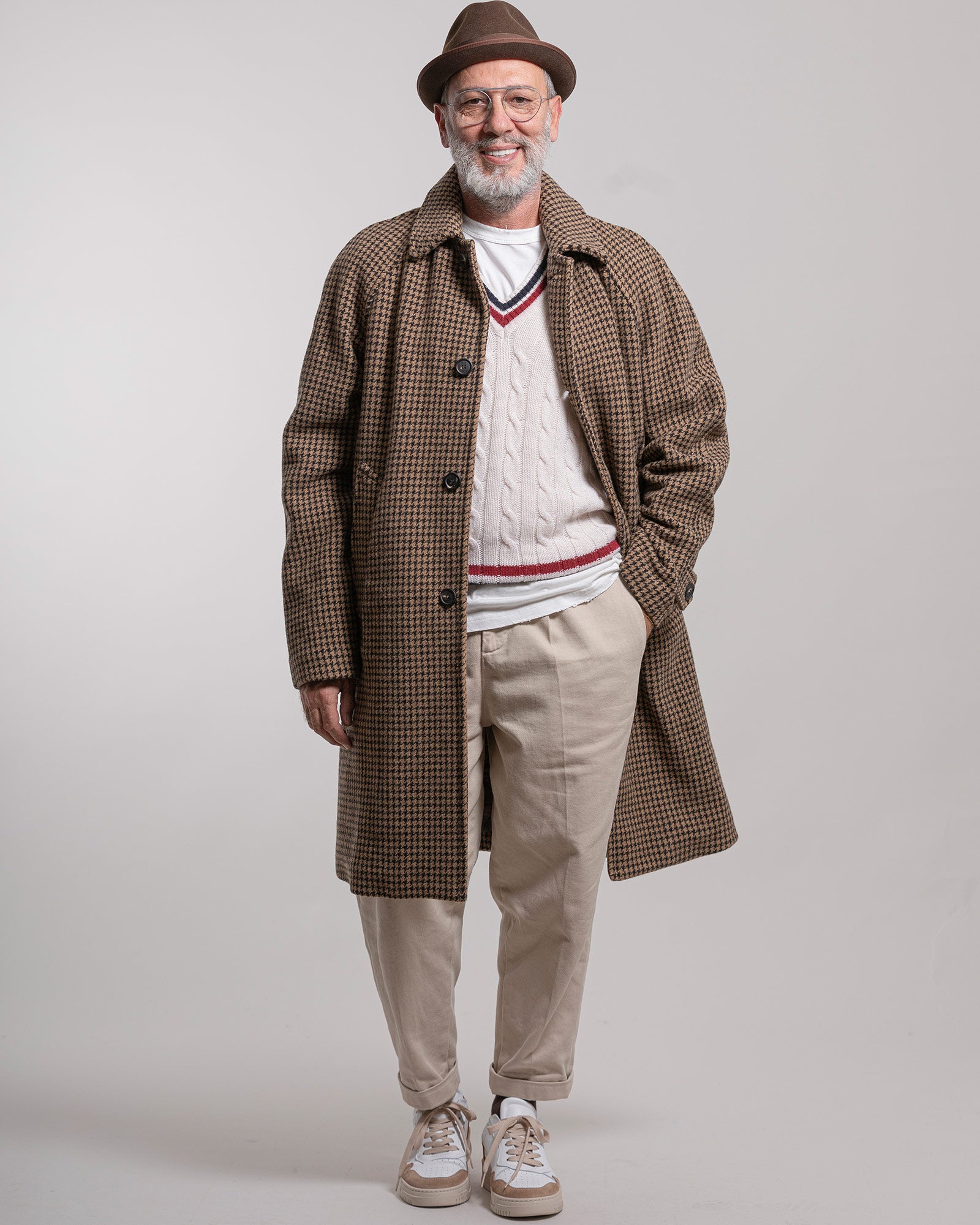 Cappotto Paltò in tweed