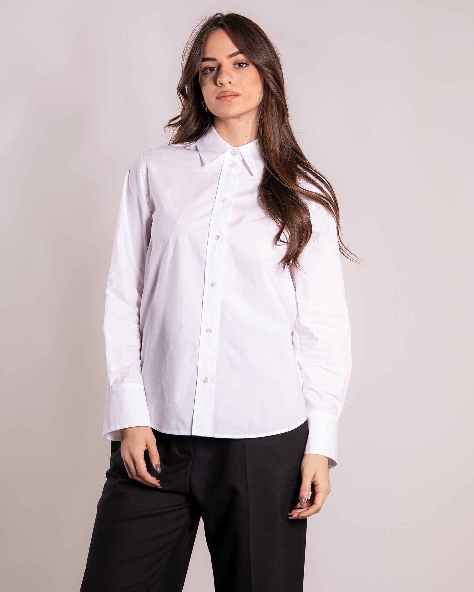 Camicia Tela in popeline bianca