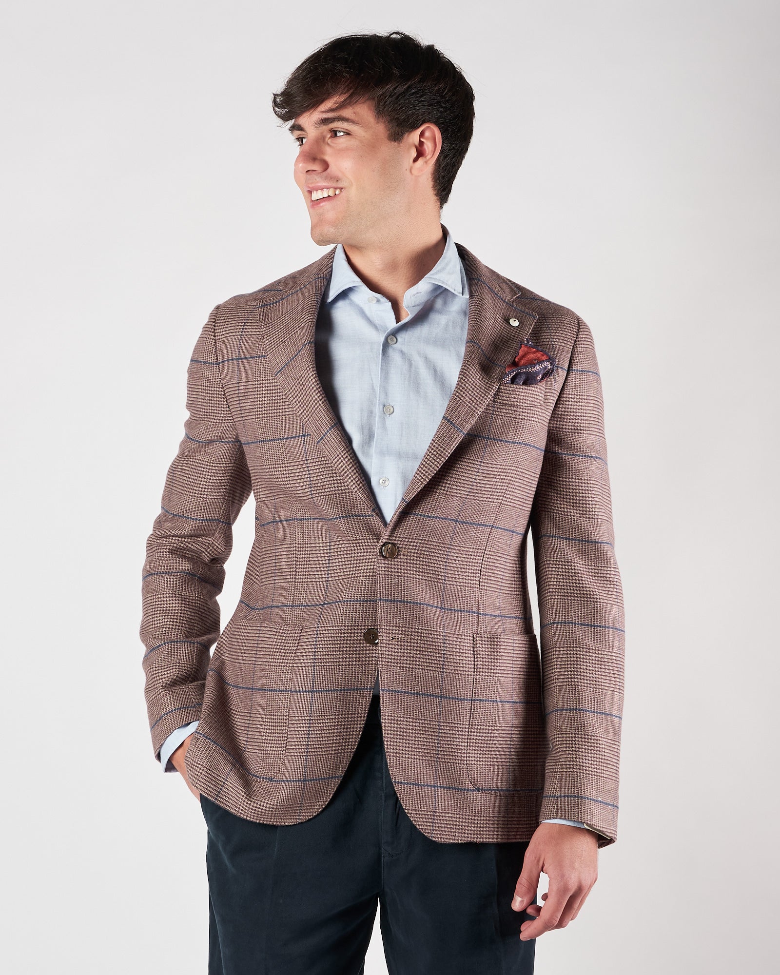 Giacca Lbm1911 fantasia quadri