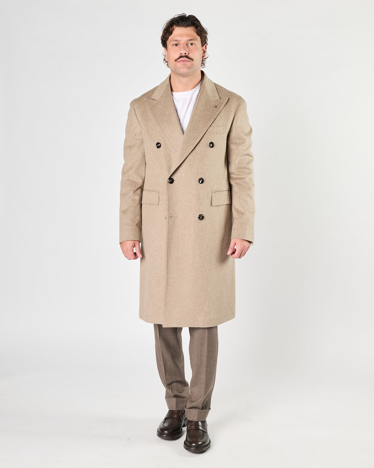 Cappotto Tagliatore doppio petto beige