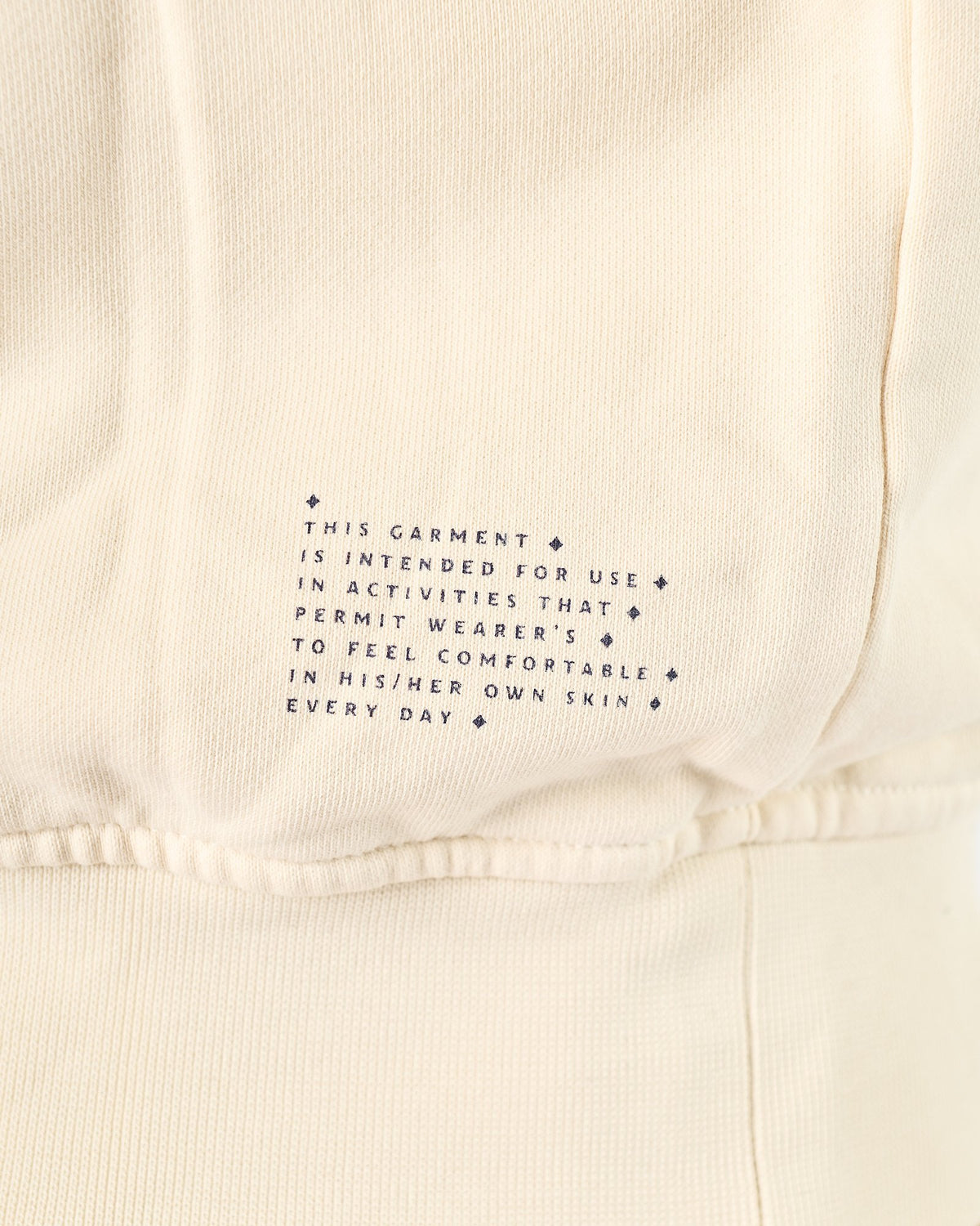 Polo In The Box in felpa mezza zip panna