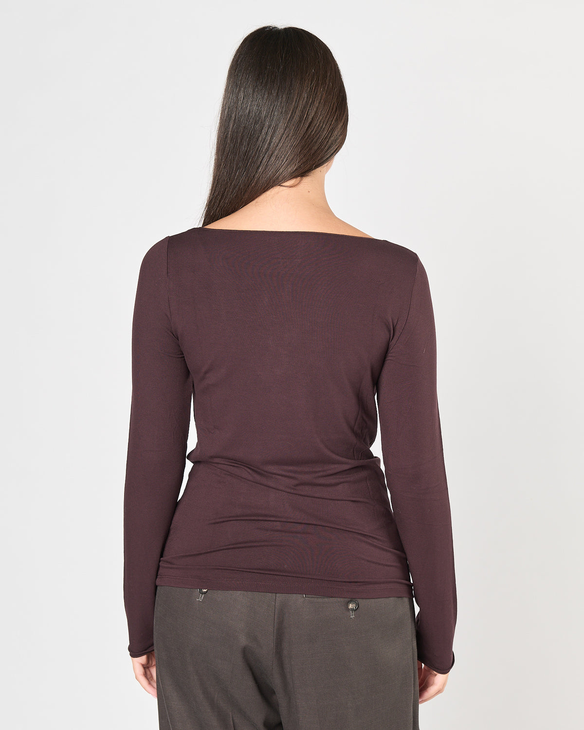 Maglia Majestic scollo barca bordeaux