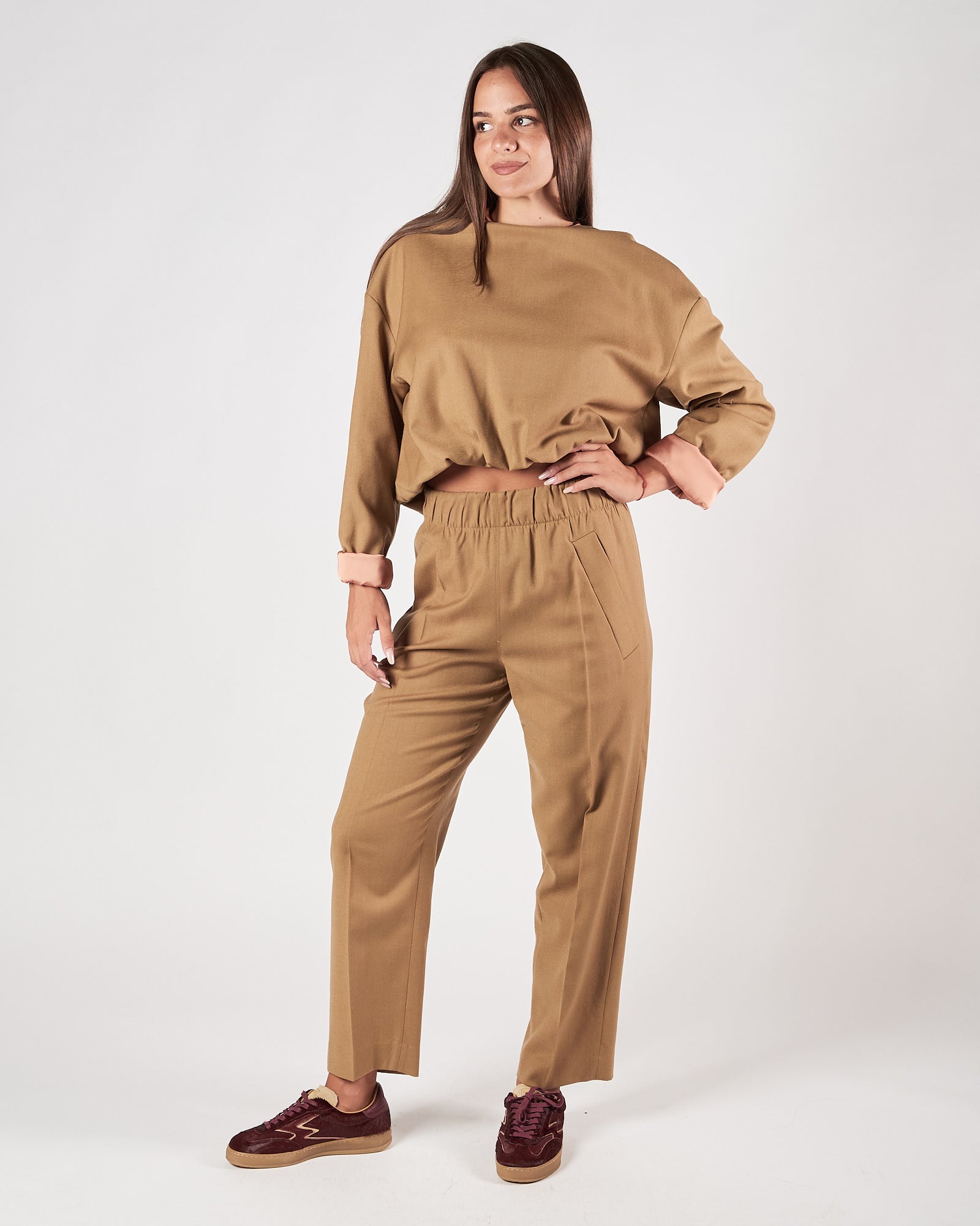 Pantalone Tela9 con elastico in vita sesamo