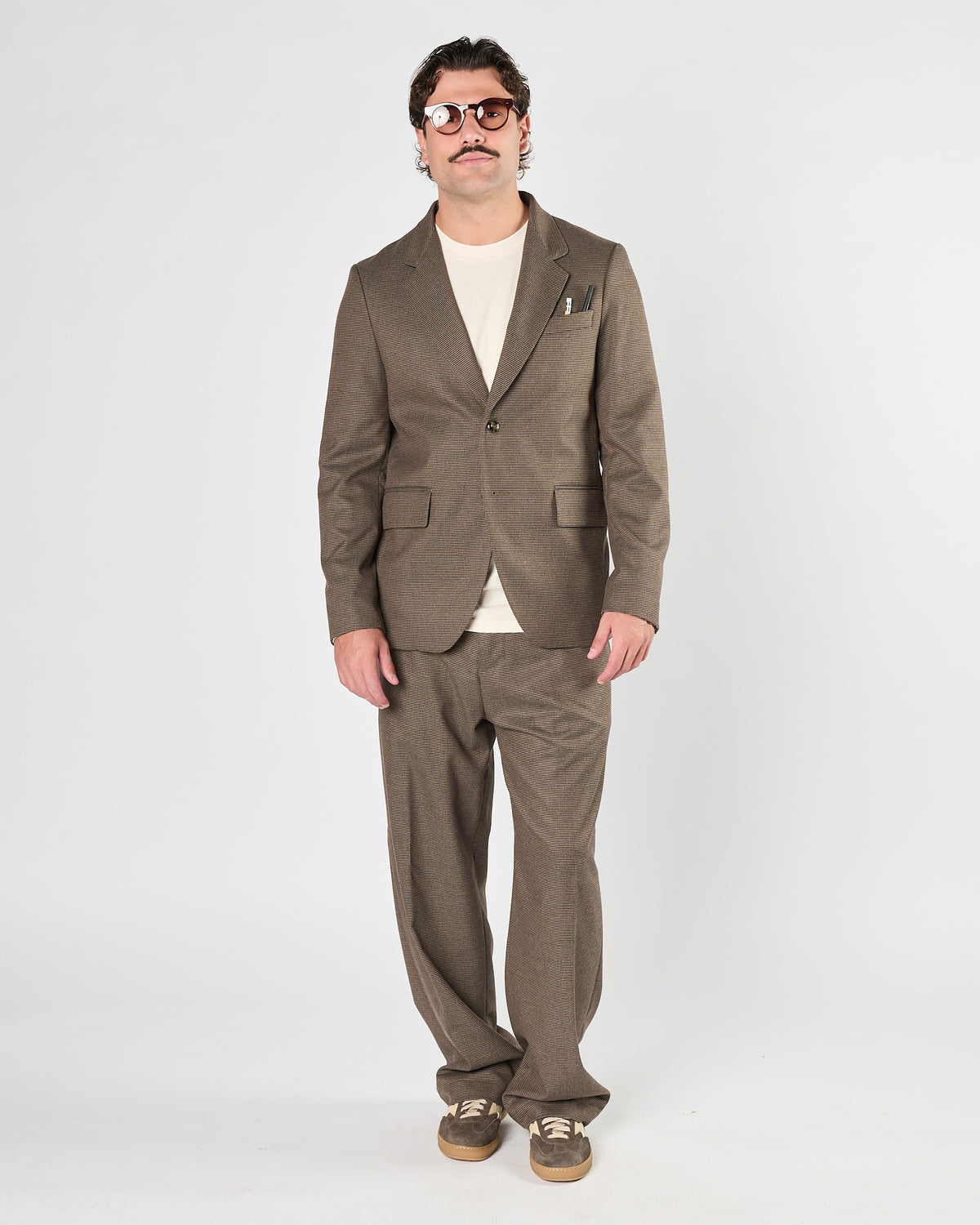 Pantalone Aimé in fantasia pied de puole