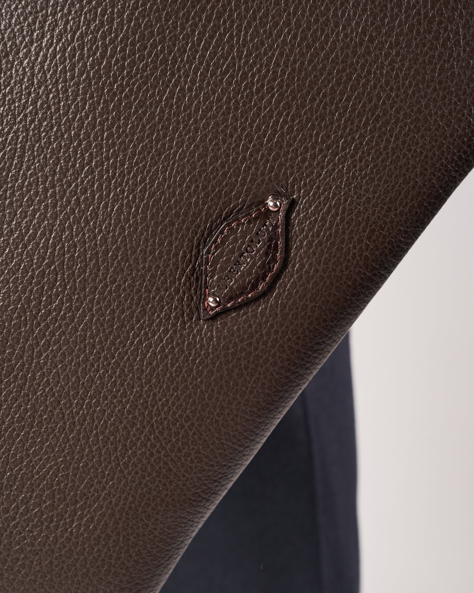 Pochette Alberto Luti in pelle moro