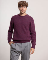 Maglia A|STORE in alpaca burgundy