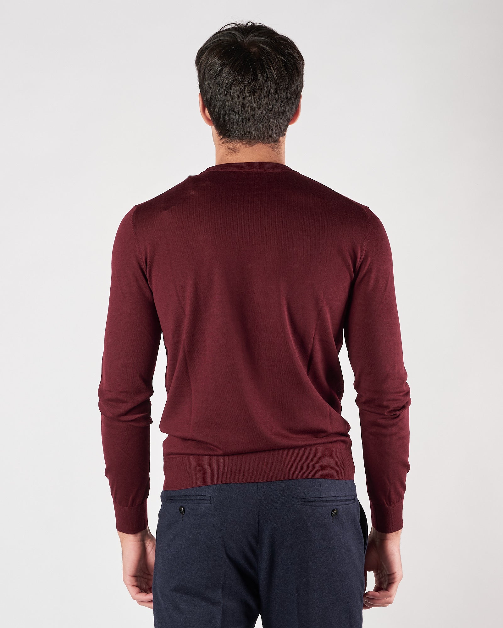 Maglia Lbm1911 girocollo bordeaux