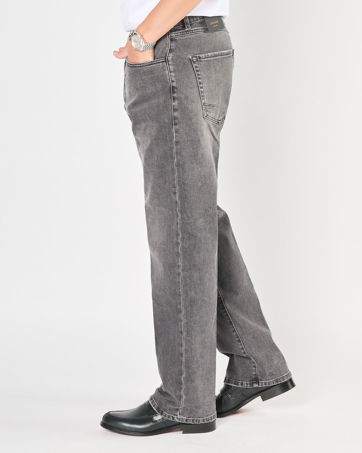 Jeans Officina36 morbido nero lavato