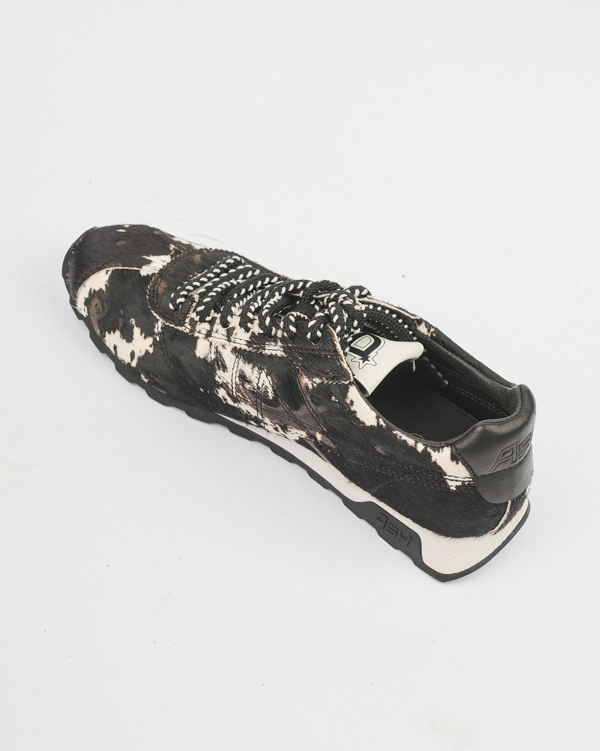 Sneaker  Ash in cavallino bianca nera moro