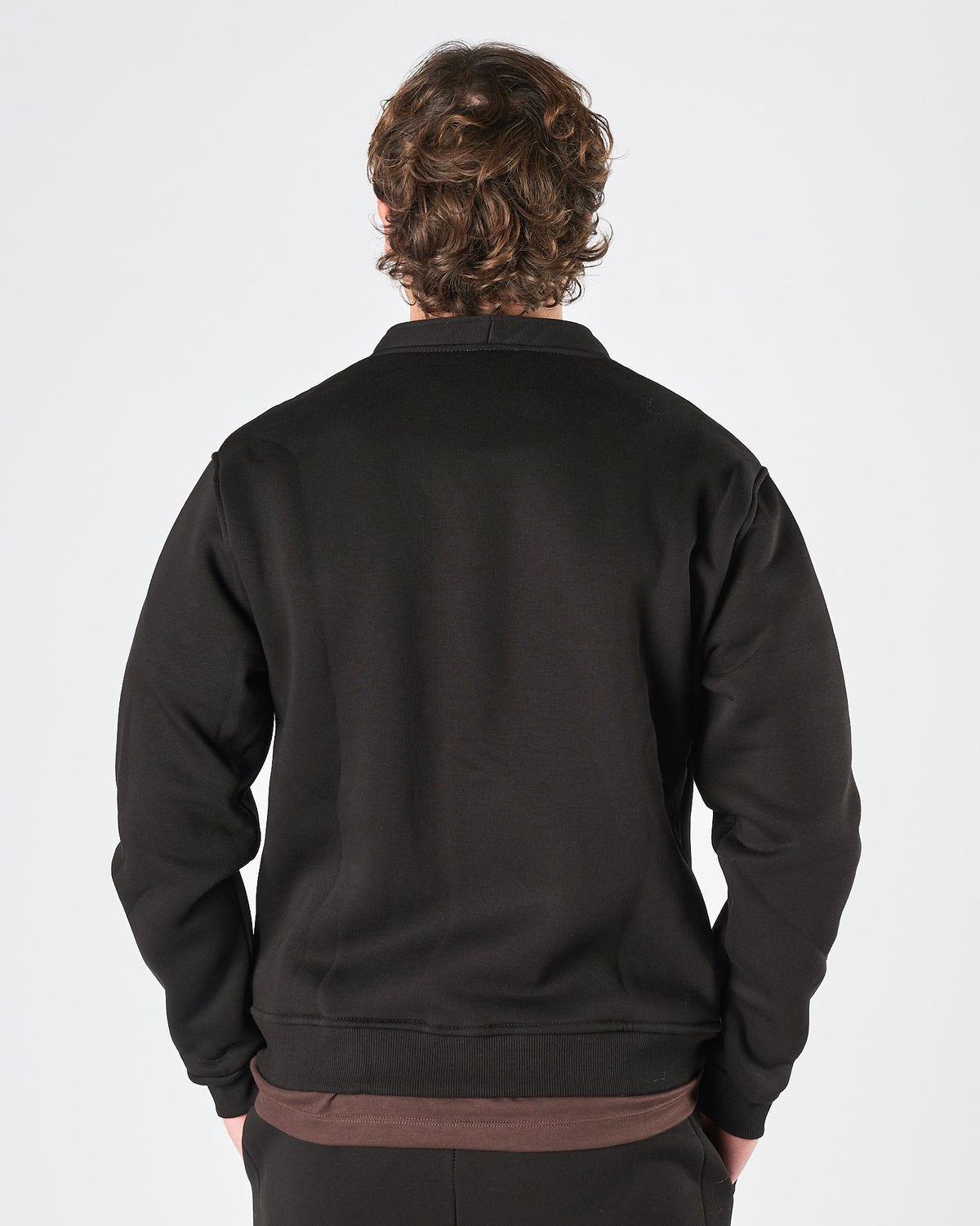 Cardigan Aimé in felpa moro