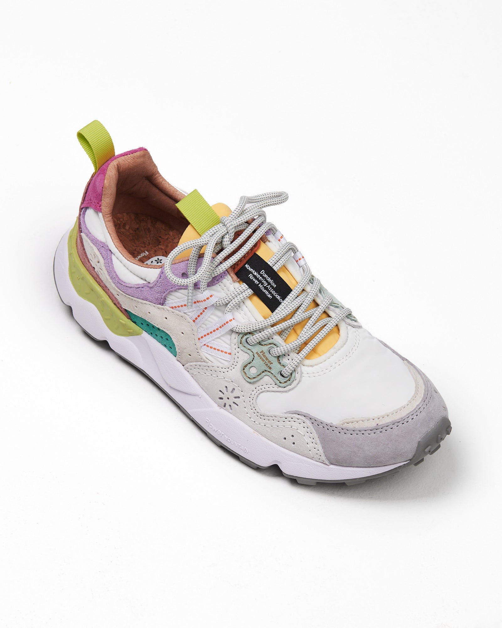 Sneaker Flower Mountain Lilla-White