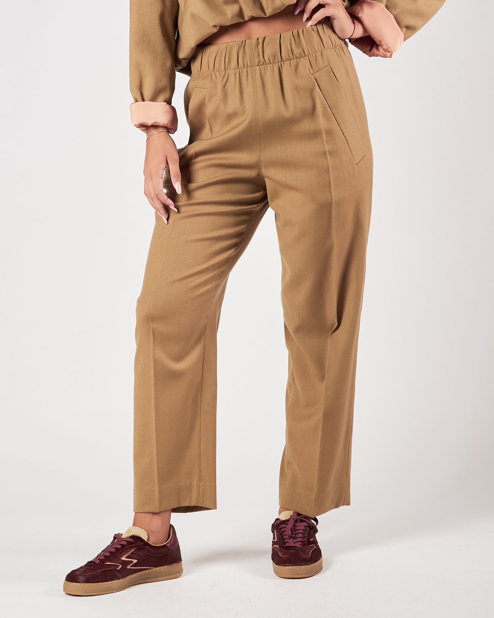 Pantalone Tela9 con elastico in vita sesamo