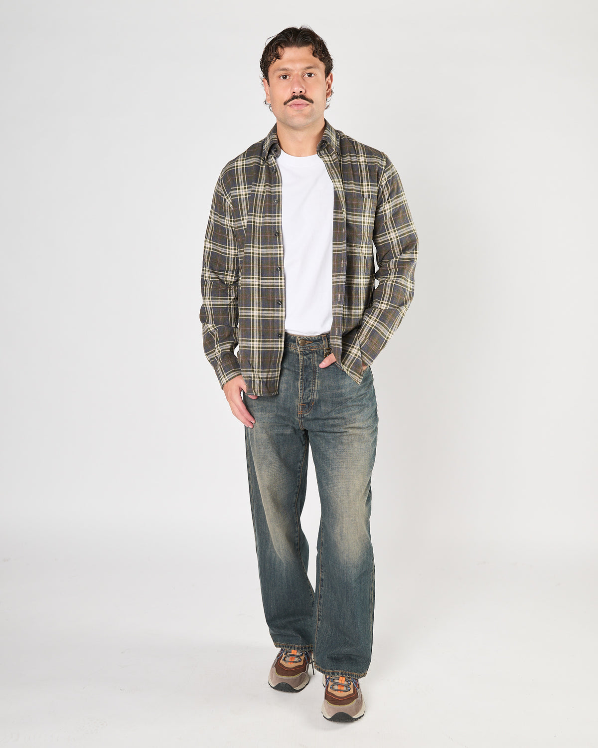 Camicia Xacus fantasia quadri in flanella
