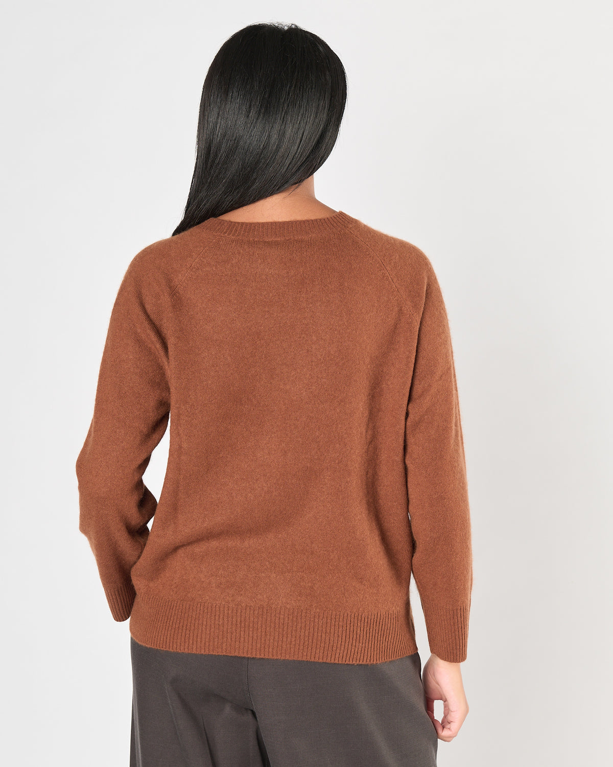 Maglia Since're Paris in lana e cashmere cognac