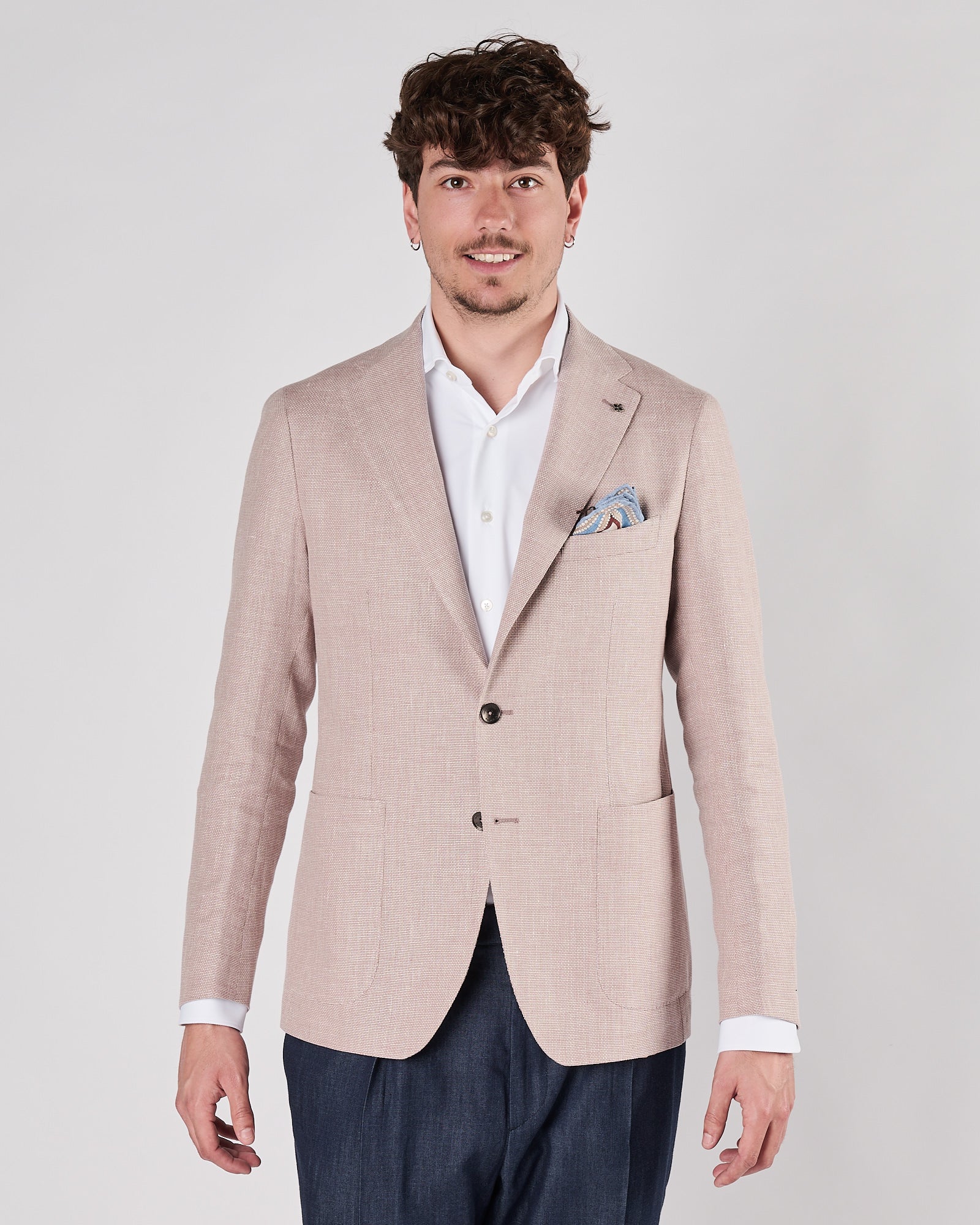 Giacca Tagliatore un petto rosa