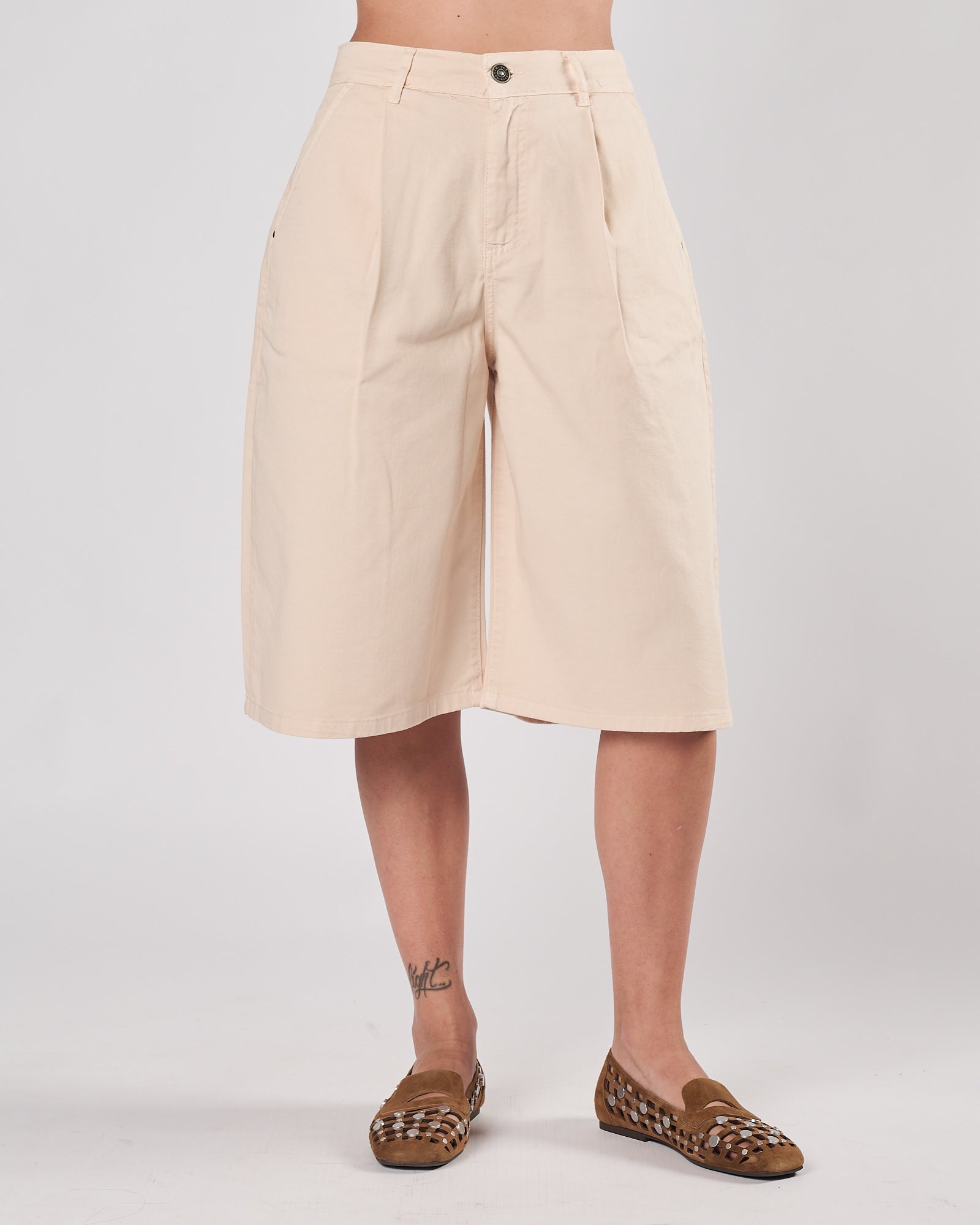 Bermuda God Save Denim beige