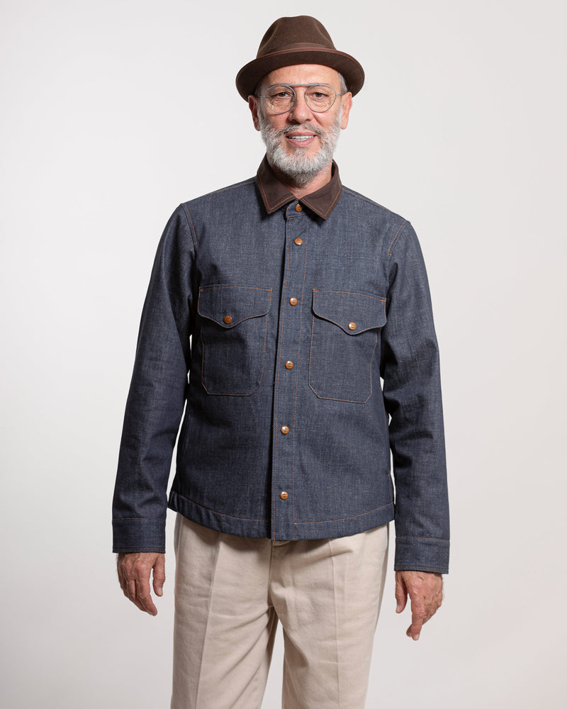 Giacca camicia Manifatture Ceccarelli in denim