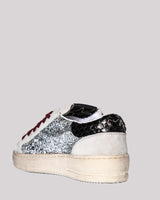 Sneaker Ama Brand con glitter silver