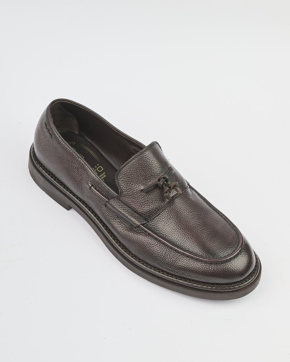 Mocassino Alexander Hotto marrone con nappetto