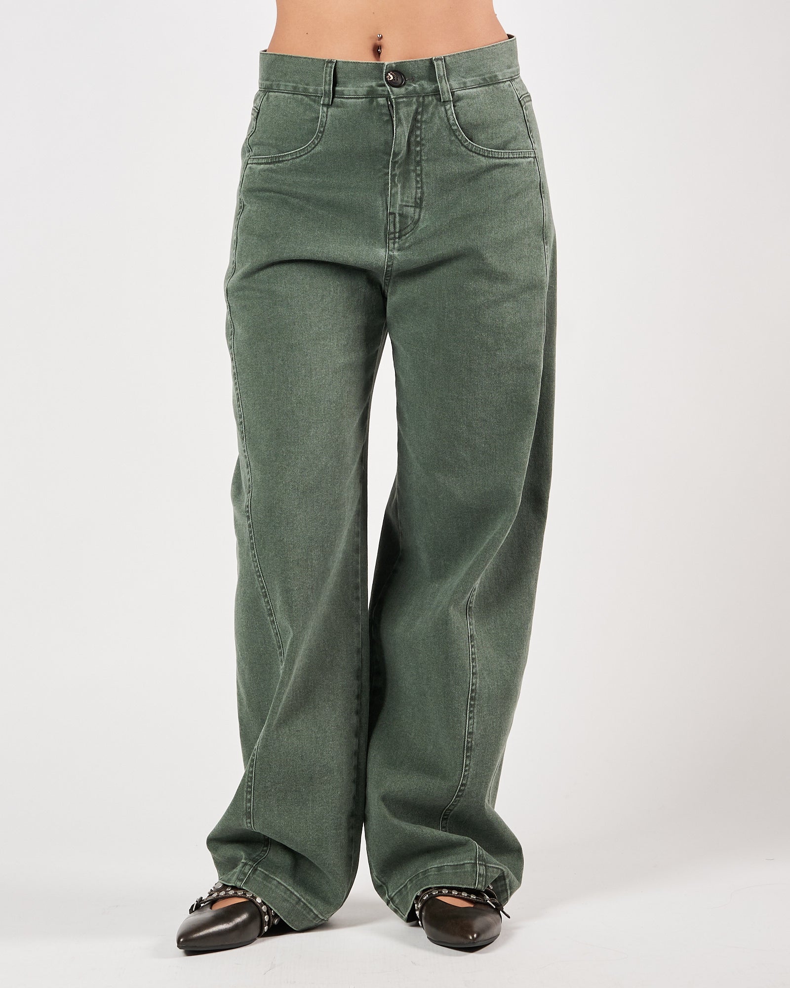 Jeans Tela9 largo salvia