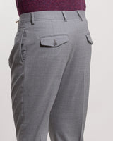 Pantalone A|STORE in lana una pence grigio