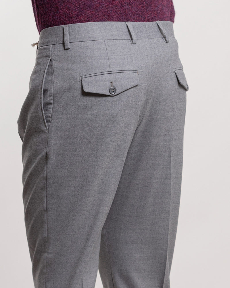 Pantalone A|STORE in lana una pence grigio