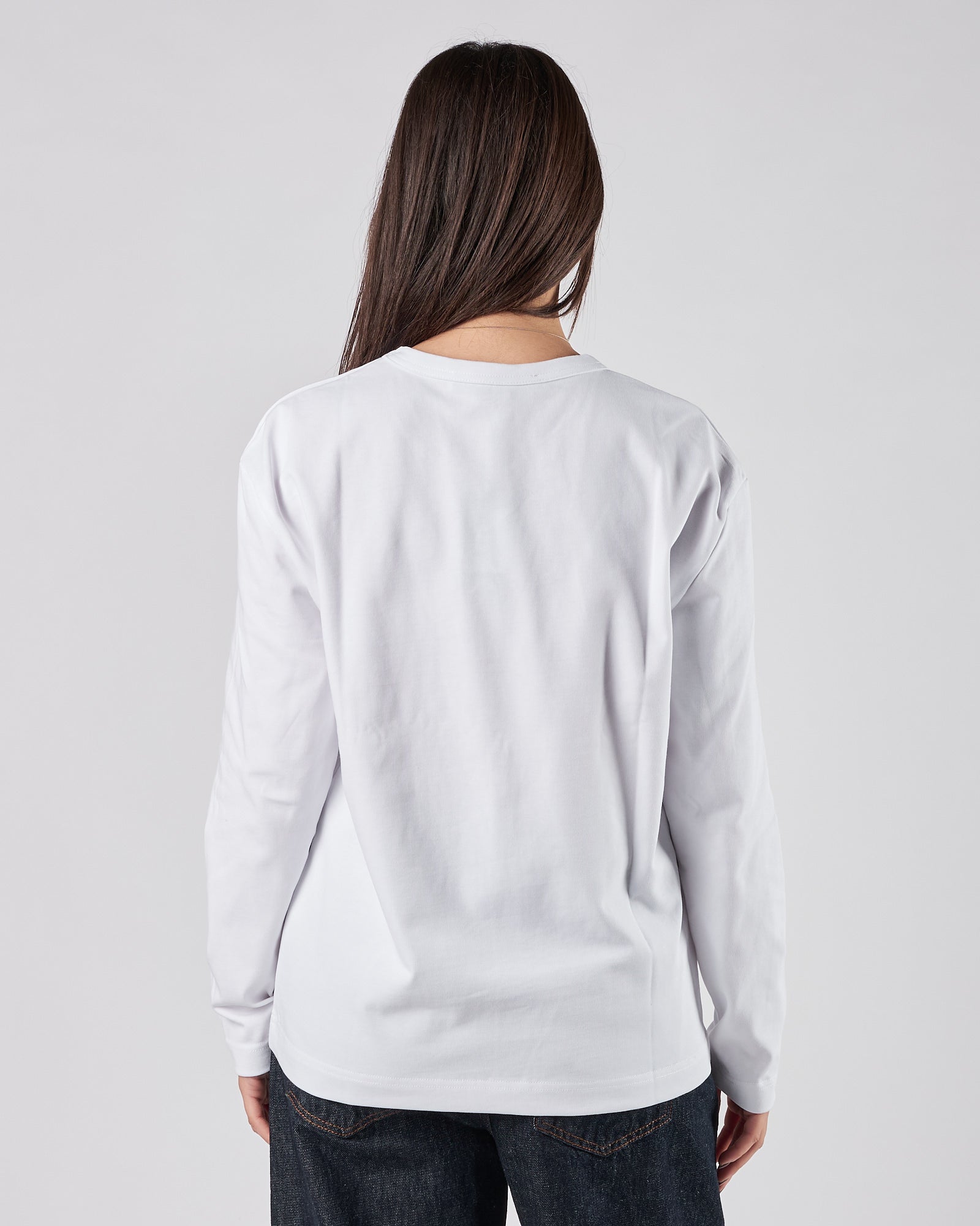 T-shirt Tela9 manica lunga  bianca